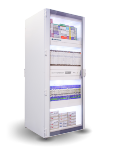 Healthcare Inventory Management - RFID Spacecode Cabinet for stents, catheters, pacemakers and medical devices